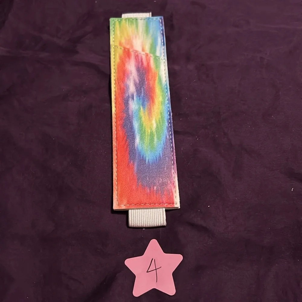 Tie dye pen or pencil holder